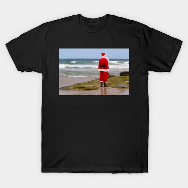 Merry Christmas From The Beach T-Shirt by incredi